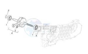 Scarabeo 50 2t e2 (eng. piaggio) drawing Drive shaft