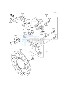 KLX250 KLX250SFF XX (EU ME A(FRICA) drawing Rear Brake