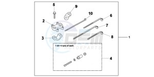 NC700XAD NC700X ABS Europe Direct - (ED) drawing KIT NAVI G3 ATT