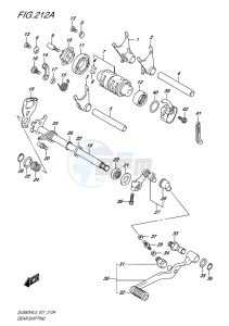 DL650X ABS V-STROM EU drawing GEAR SHIFTING