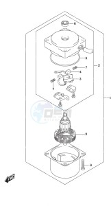 DF 9.9B drawing PTT Motor w/Power Tilt