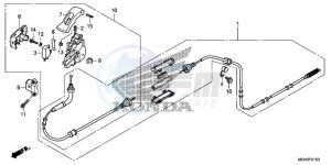 VFR1200XDC drawing PARKING BRAKE