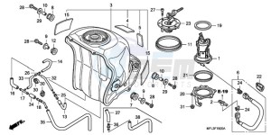 CBR1000RRA Europe Direct - (ED) drawing FUEL TANK/FUEL PUMP