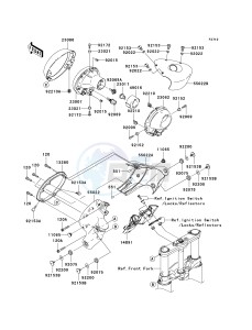 VN 2000 A [VULCAN 2000] (A6F-A7F) A7F drawing HEADLIGHT-- S- -