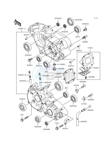 KX 125 H [KX125] (H1-H2) [KX125] drawing CRANKCASE