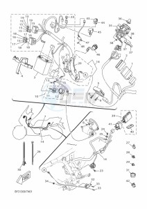 CZD300-A XMAX 300 (BBA1) drawing M. CYLINDER FOR DISK BRAKE