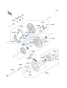 BN 125 A [ELIMINATOR 125] (A4-A8) [ELIMINATOR 125] drawing REAR WHEEL_CHAIN-- A4 - A6- -