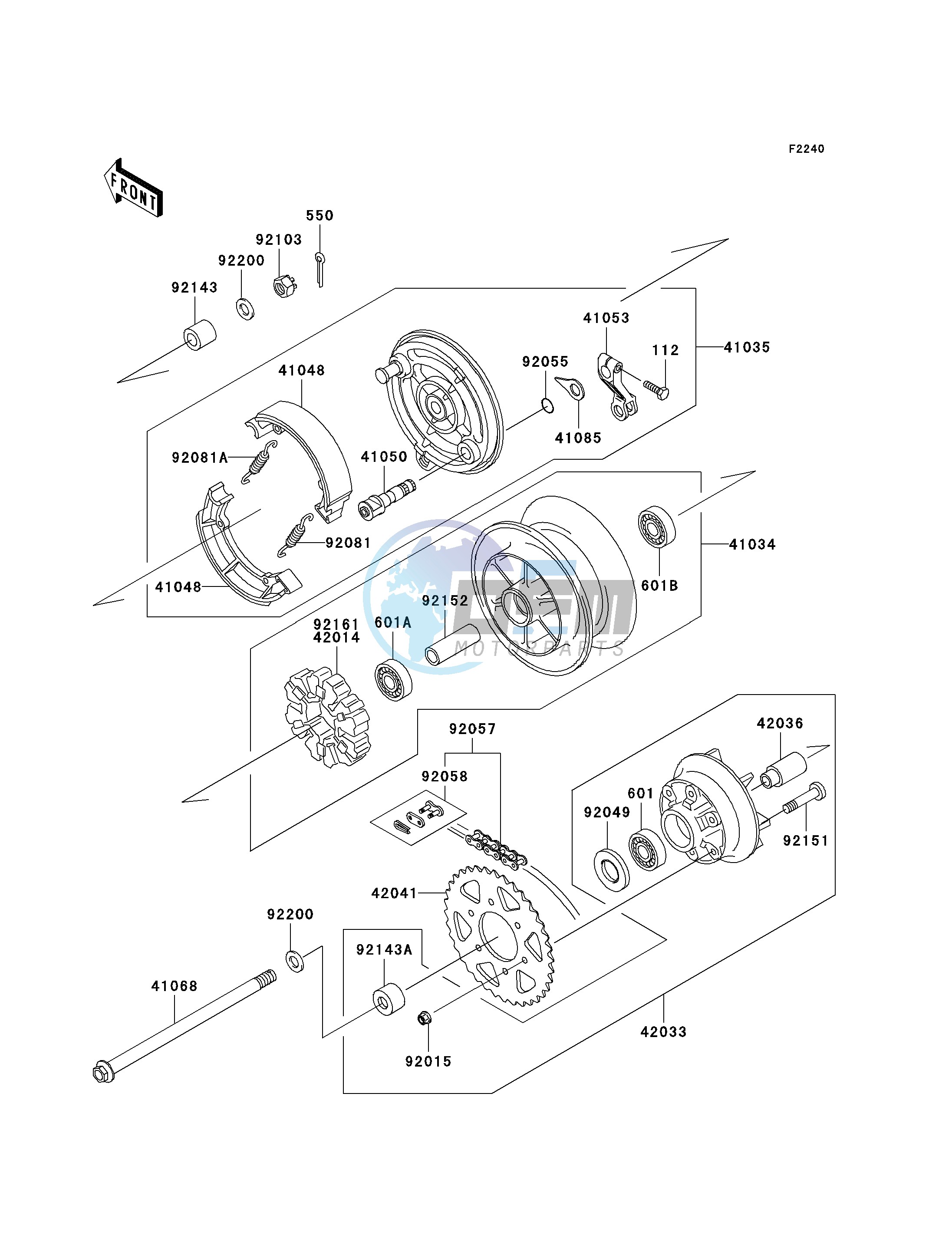 REAR WHEEL_CHAIN-- A4 - A6- -