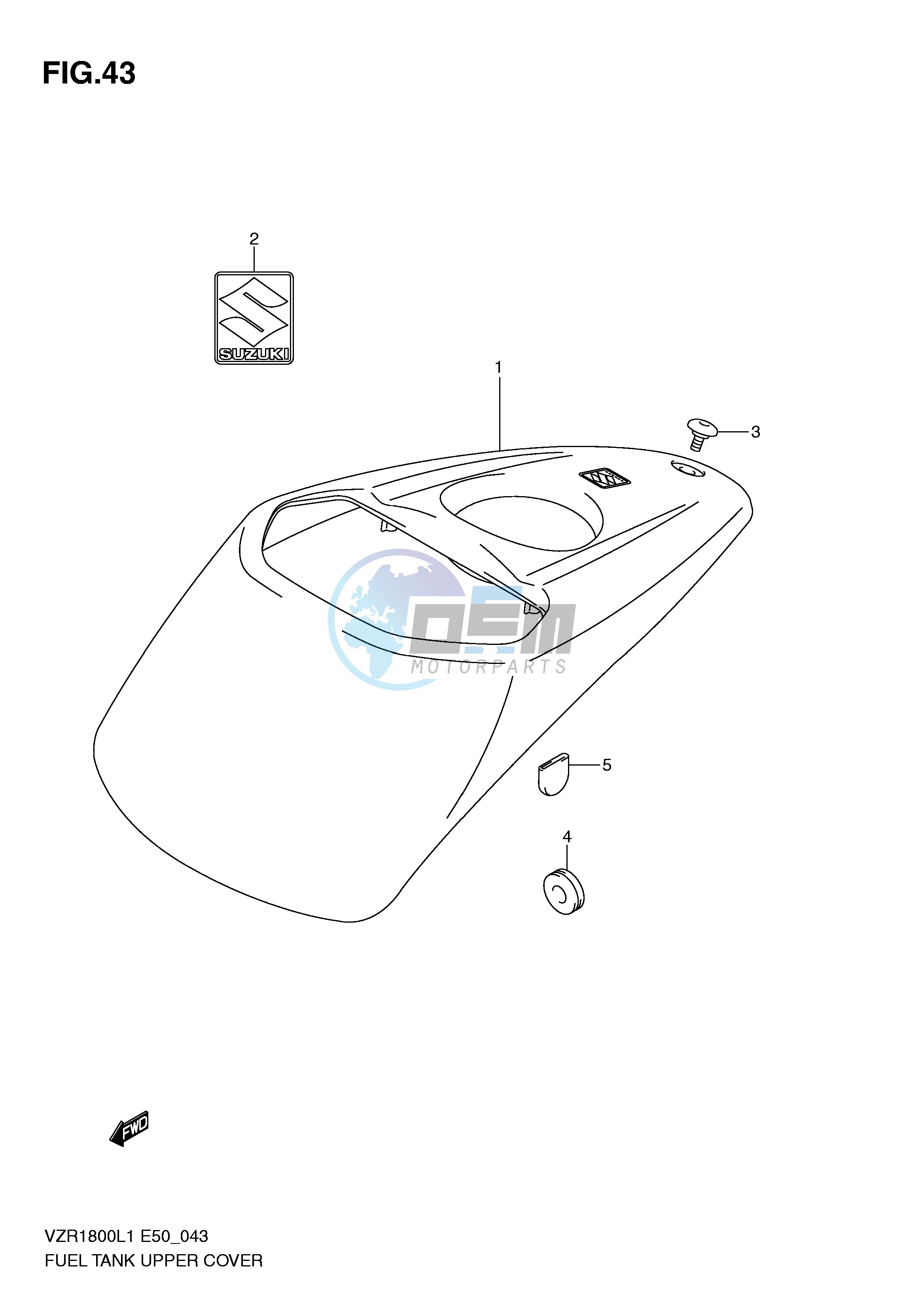 FUEL TANK UPPER COVER