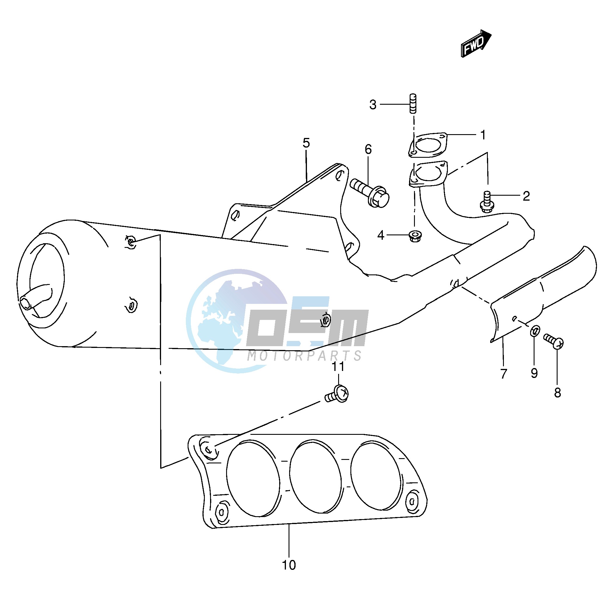 MUFFLER (AE50L M N P)