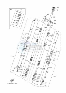 MT-07 MTN690 (BATS) drawing FRONT FORK