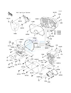 VN 900 B [VULCAN 900 CLASSIC] (6F-9F) B7F drawing ENGINE COVER-- S- -