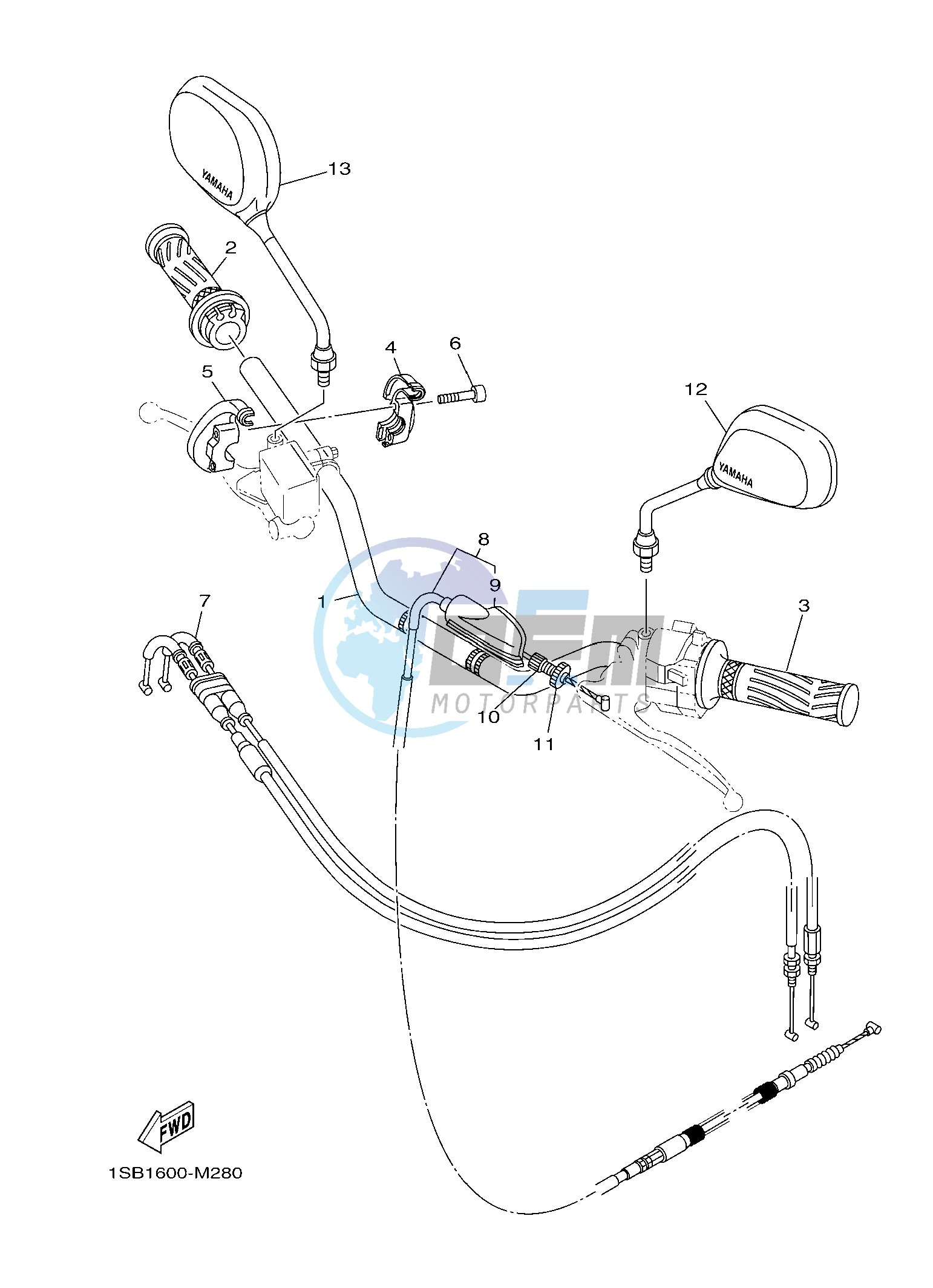 STEERING HANDLE & CABLE