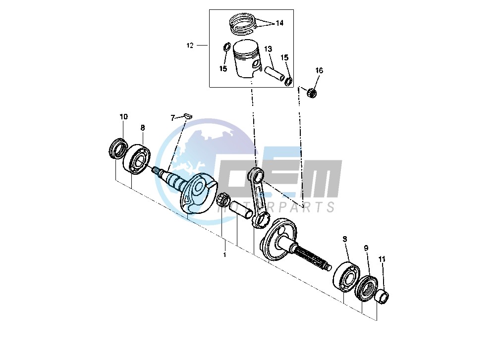 CRANKSHAFT PISTON