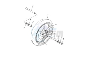 FZ6 FAZER 600 drawing FRONT WHEEL