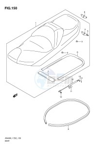 AN400 (E2) Burgman drawing SEAT (AN400L1 E2)