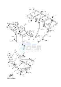 YFM700FWAD YFM70GPLJ GRIZZLY 700 EPS (B1AS) drawing GUARD