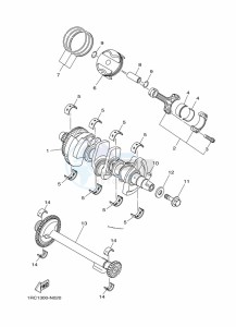 MT-09 MTN850-A (BS2M) drawing CRANKSHAFT & PISTON