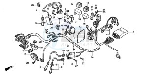 VT750C3 drawing WIRE HARNESS