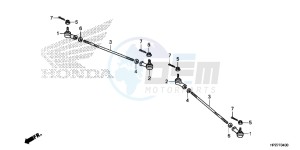 TRX90XH Europe Direct - (ED) drawing TIE ROD