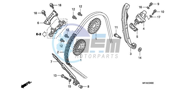 CAM CHAIN/TENSIONER