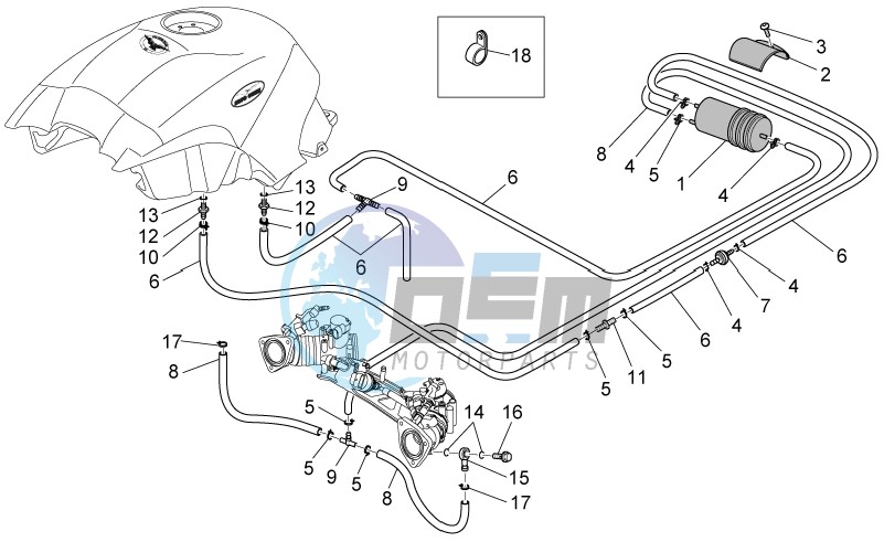 Fuel vapour recover system