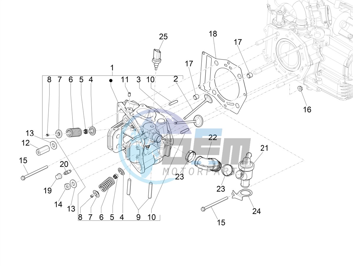 Head unit - Valve