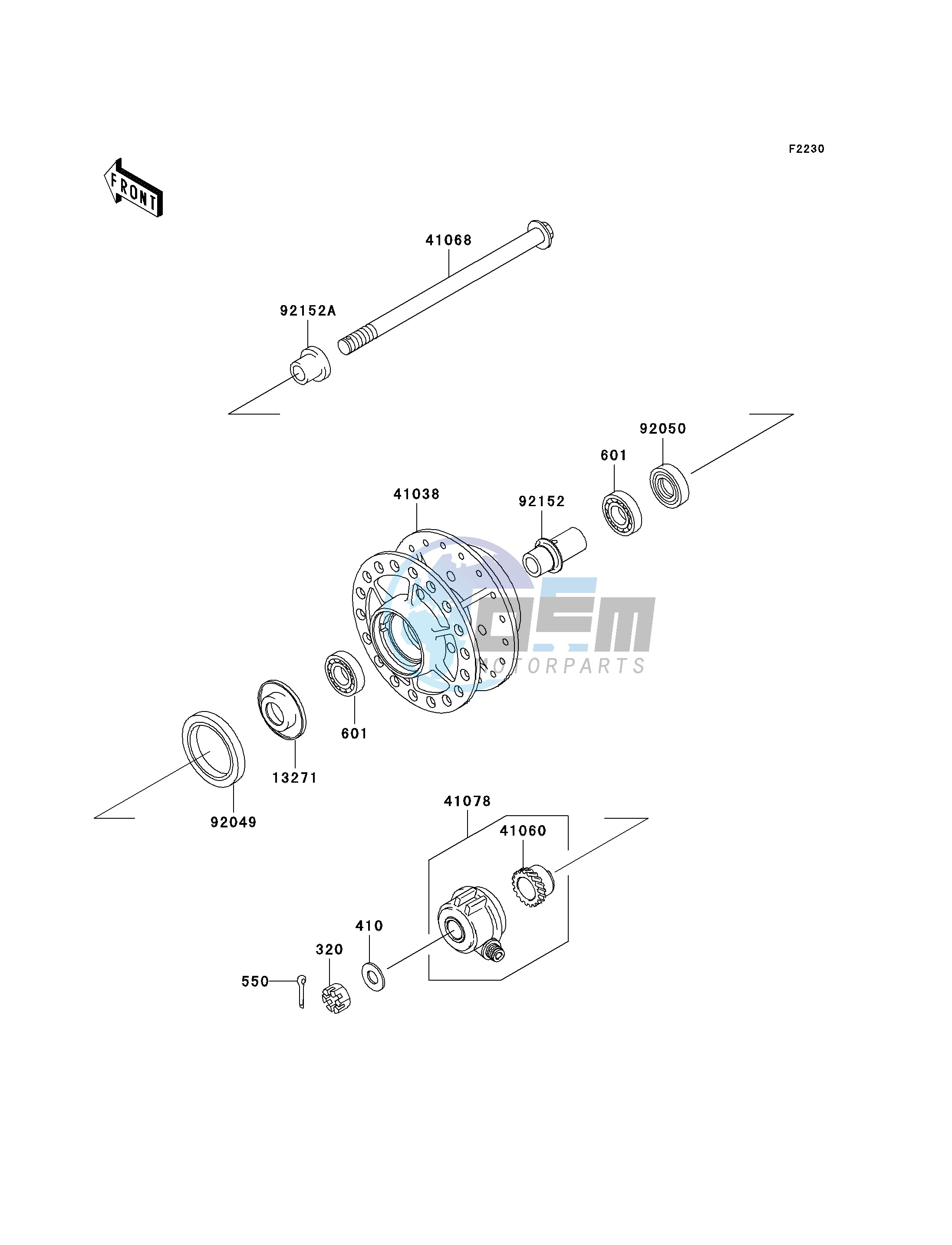 FRONT HUB