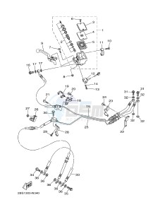 XT1200ZE SUPER TENERE ABS (2KB1 2KB2) drawing FRONT MASTER CYLINDER