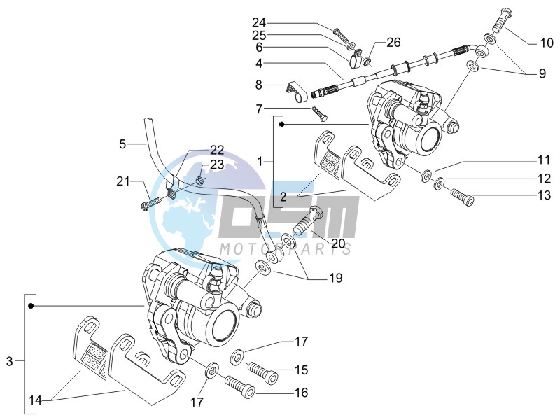 Brakes hose  - Calipers