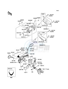 ER-6f EX650A8F GB XX (EU ME A(FRICA) drawing Cowling(Upper)