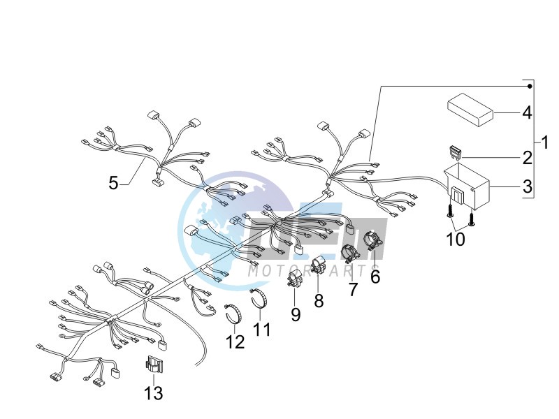 Main cable harness