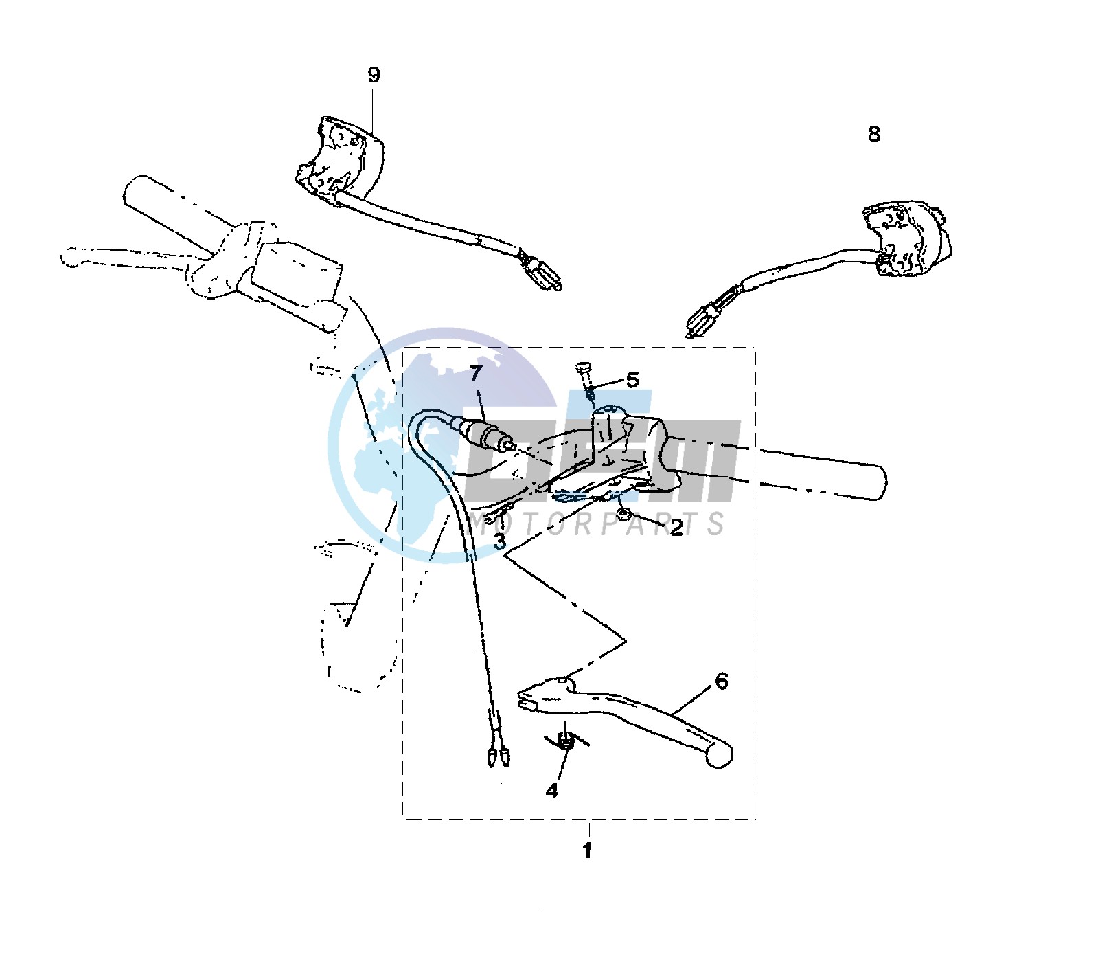 HANDLE SWITCH AND LEVER