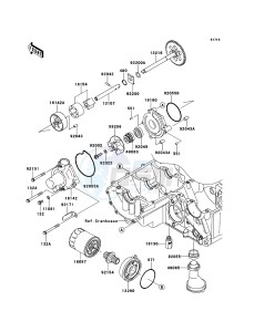 Z750R ZR750NCF UF (UK FA) XX (EU ME A(FRICA) drawing Oil Pump