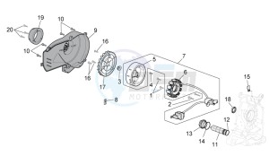 Scarabeo 100 4T e3 net drawing Cdi magneto assy