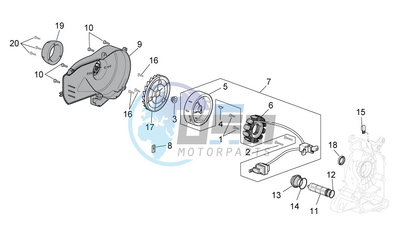 Cdi magneto assy