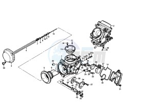 V RAPTOR 650 drawing CARBURETOR