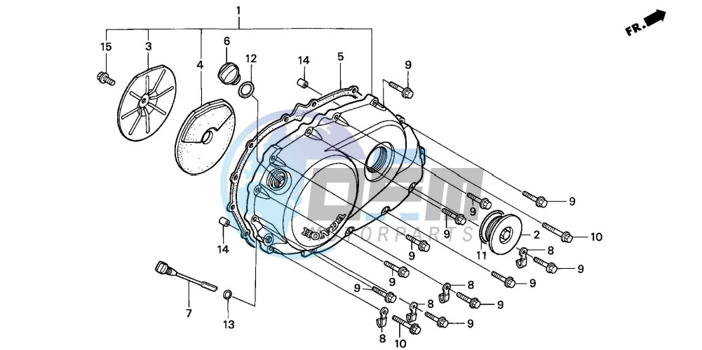 RIGHT CRANKCASE COVER