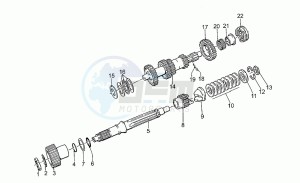 Sport Corsa 1100 drawing Gear box