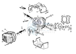 BOULEVARD 125-150 cc drawing HEAD-TIMING