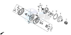 CG125 drawing OIL PUMP