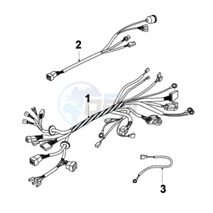 XR6 E EX drawing PLUG WIRING HARNESS