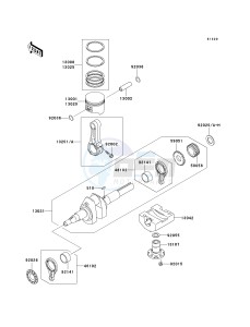 KAF 300 C [MULE 550] (C6-C7) [MULE 550] drawing CRANKSHAFT_PISTON-- S- -