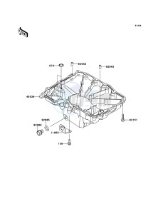 Z1000 ZR1000DCFA FR GB XX (EU ME A(FRICA) drawing Oil Pan