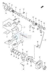 RMX250 (E1) drawing EXHAUST VALVE