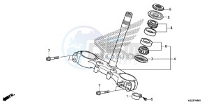 CRF250LF CRF250L E drawing STEERING STEM