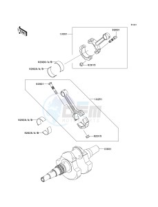 KVF 650 A [PRAIRIE 650 4X4] (A2) [PRAIRIE 650 4X4] drawing CRANKSHAFT