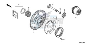 TRX680FAE TRX680 Europe Direct - (ED) drawing STARTING GEAR