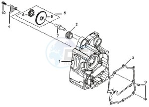 TRACKRUNNER 200 drawing CRANKCASE RIGHT