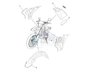 WR F 450 drawing GUARD EURO KIT